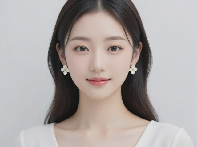 Aakruti Stores 3 Pair Gold Plated Stud Earrings Set for Women – Butterfly Crystal, Floral Enamel & Pearl Designer Earrings Combo | Stylish Daily Wear Jewellery